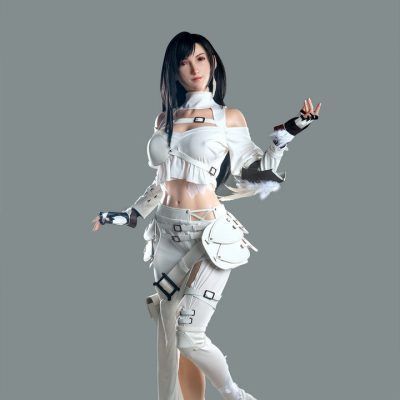 Tifa Smiley Face: 171cm G-Cup Anime Silicone Sex Doll-Game Lady